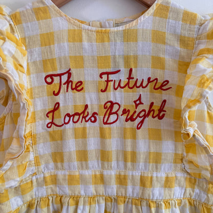 Yellow Gingham Dress (3-5Y)