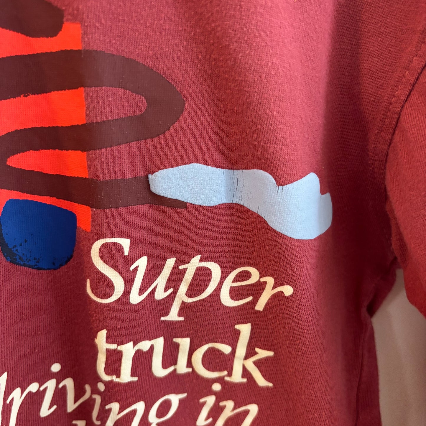 Truck Graphic Long Sleeve Shirt (4-6Y)