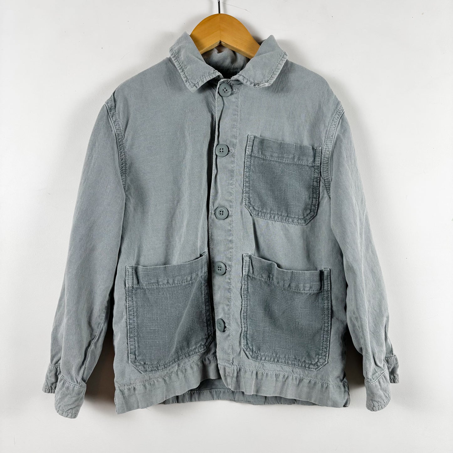 Linen Blend Button-Up (7Y)