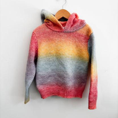 Hooded Rainbow Sweater (2T)