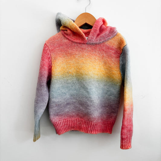 Hooded Rainbow Sweater (2T)