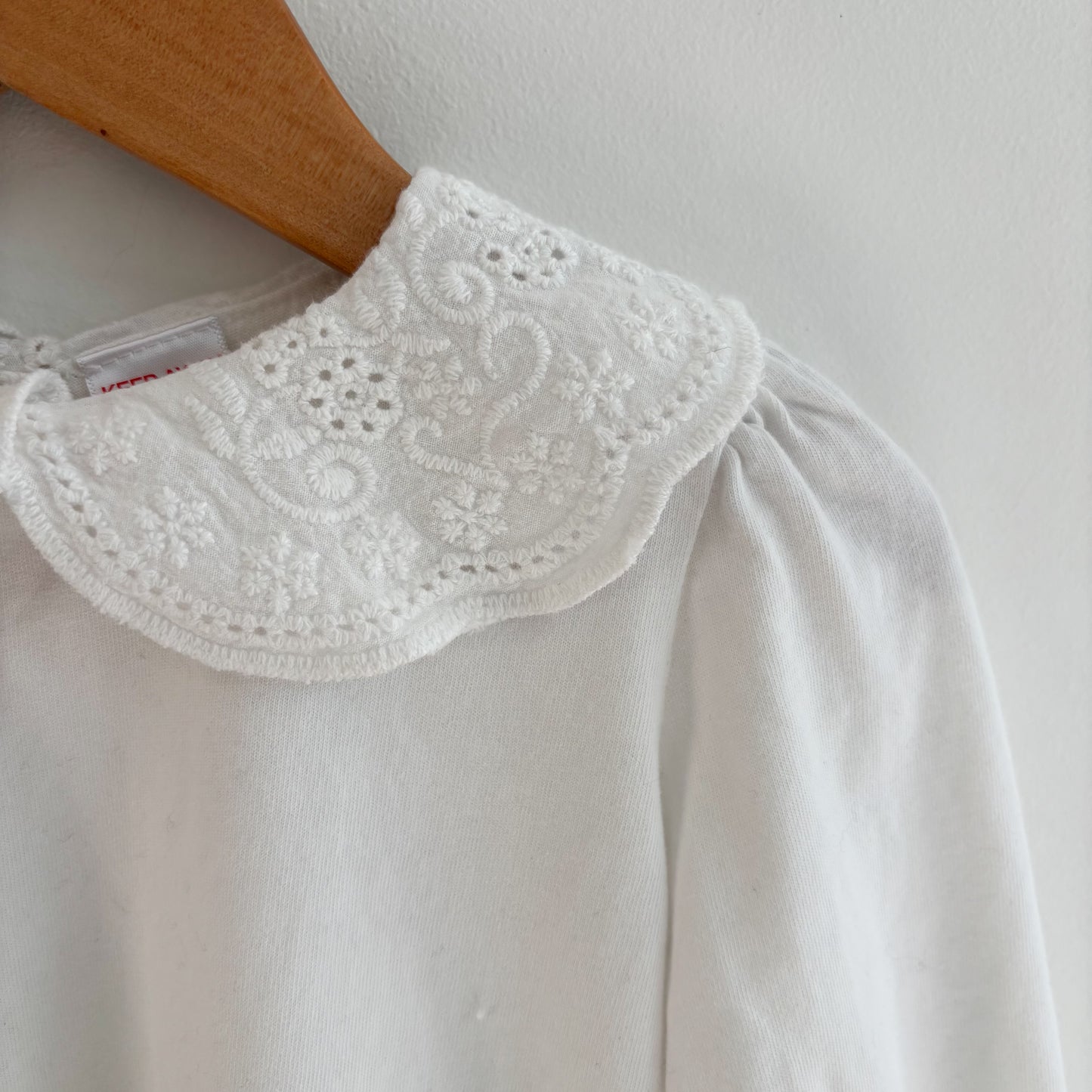 White Lace Collar Long Sleeve (18-24M)