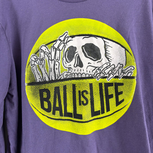 Glow In the Dark Purple Long Sleeve Shirt (10-12Y)