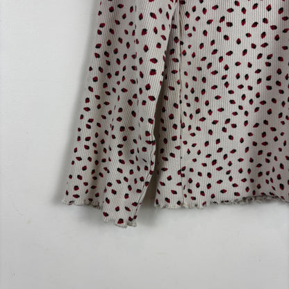 Tiny Strawberry Print Ribbed Shirt (5Y)