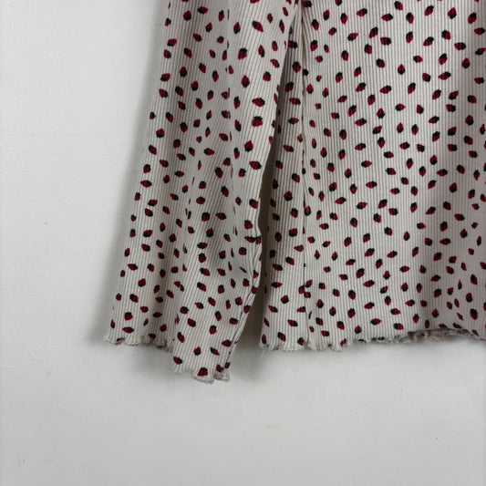 Tiny Strawberry Print Ribbed Shirt (5Y)