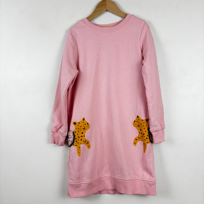 Tiger Pocket Sweatshirt Dress (6-7Y)