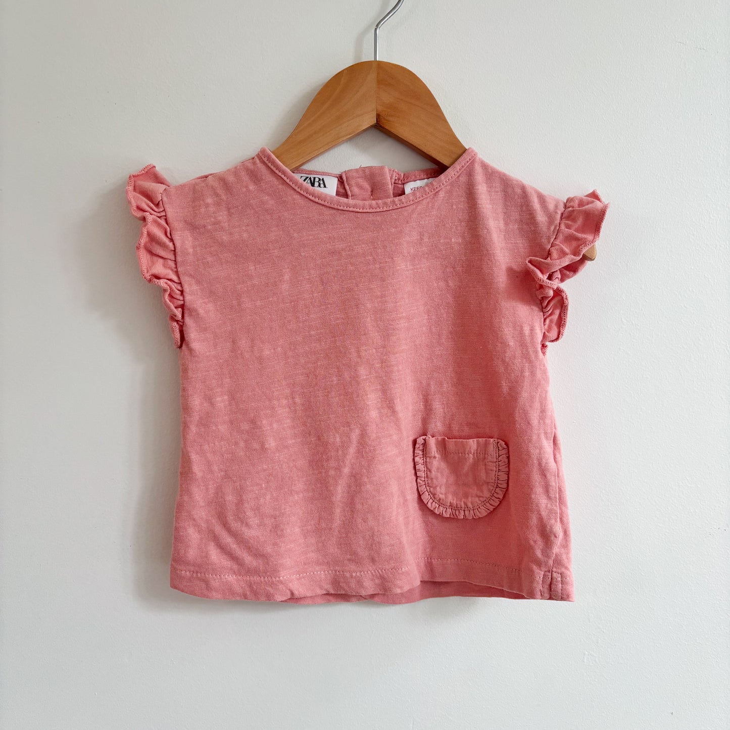 Pink Ruffle Tee (6-9M)