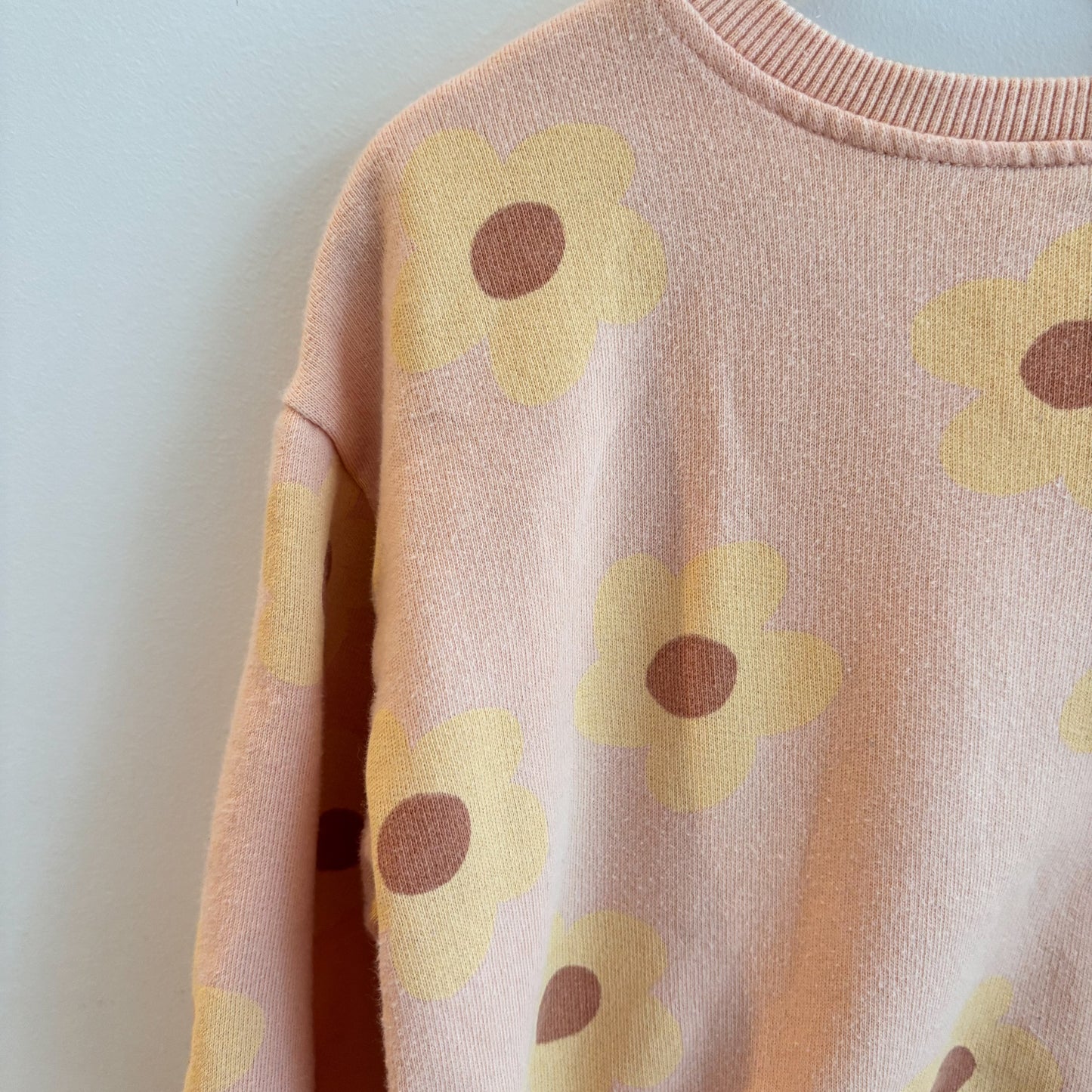 Peach Floral Sweatshirt (3-4Y)