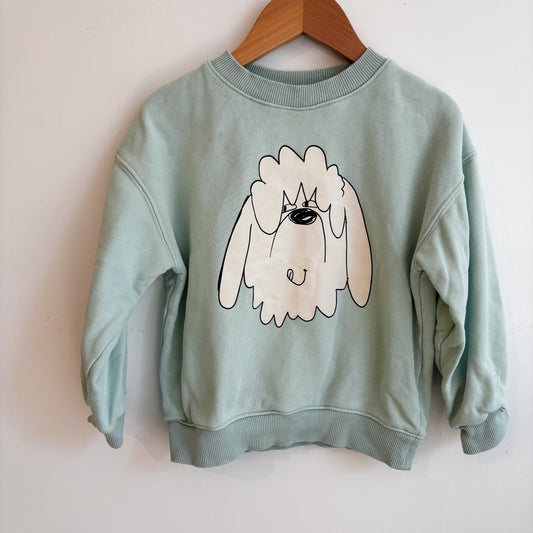 Dog  Graphic Sweatshirt (2-4Y)