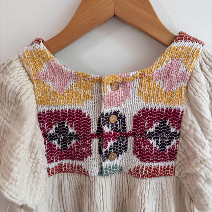 Embroidered Muslin Dress (5Y)
