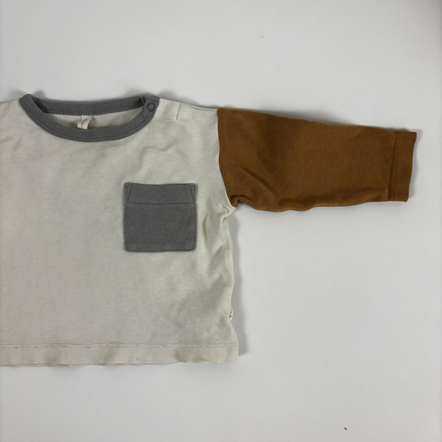 Colour Block Long Sleeve Shirt (6-12M)