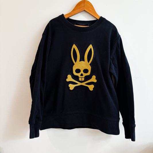 Navy Bunny Logo Crewneck Sweatshirt (10-12Y)