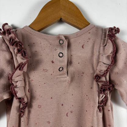 Pink Celestial Print Romper (3-6M)