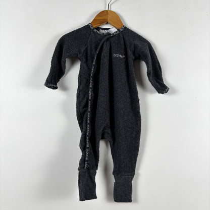 Grey Terry Cozysuit (3-6M)