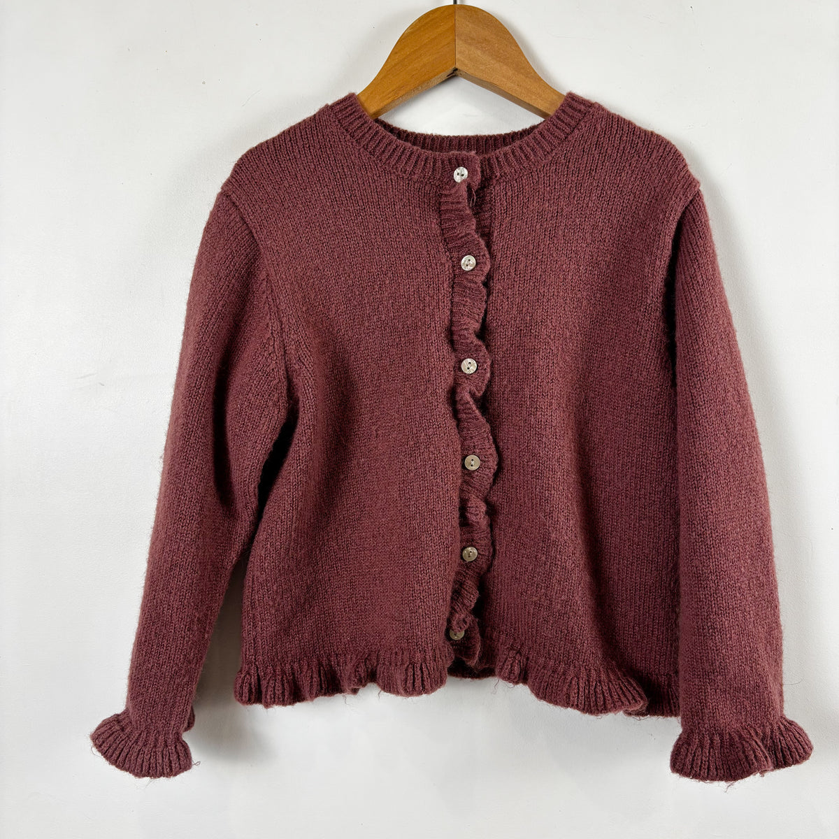 Soft Ruffle Cardigan (6Y)