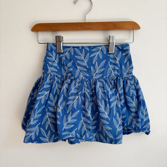 Blue Leaf Print Skirt (5Y)
