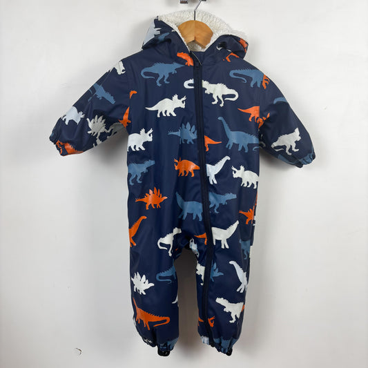 Sherpa Lined Rain Suit (9-12M)