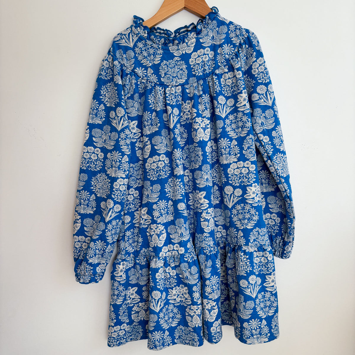Blue Floral Dress (8-9Y)