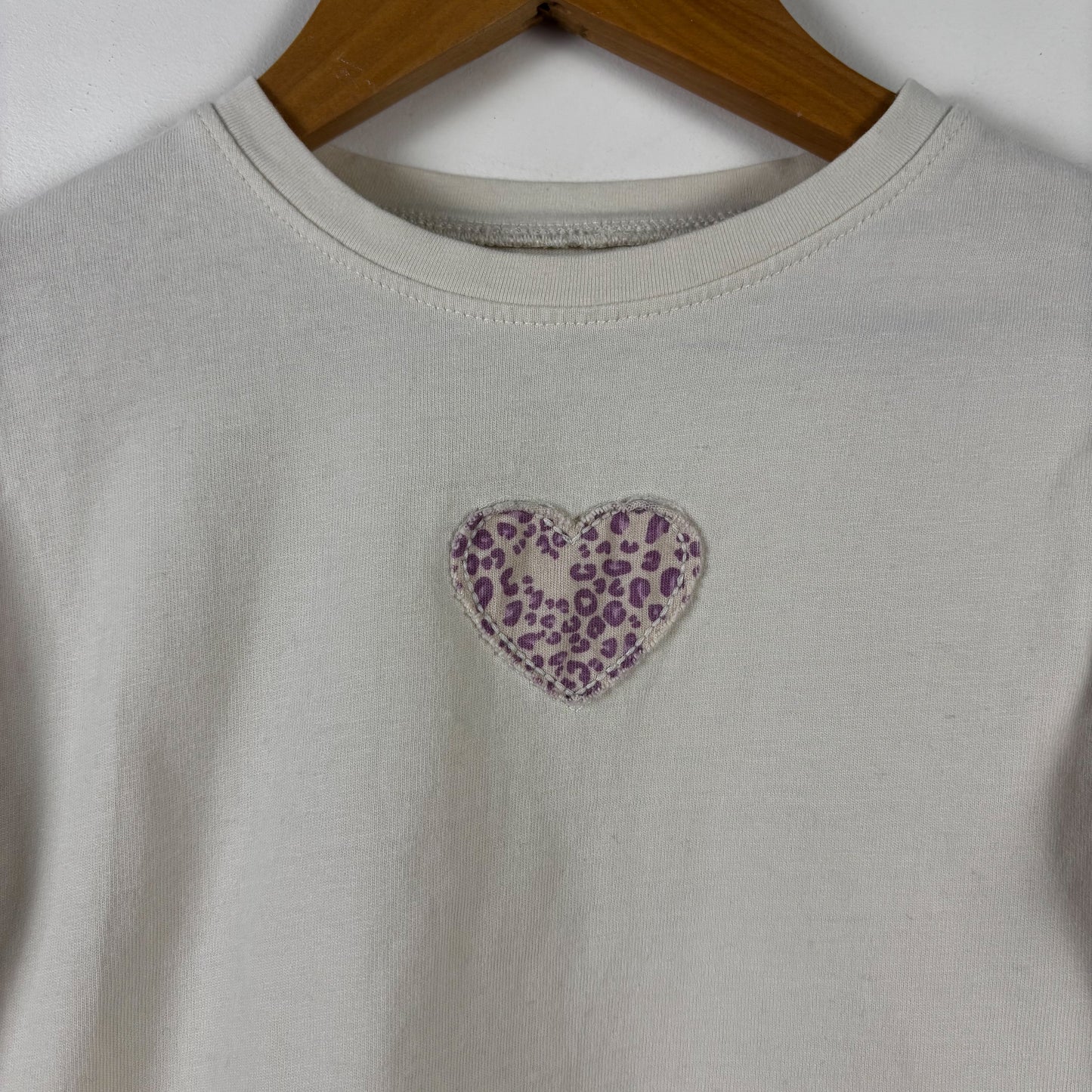 Heart Applique Long Sleeve Shirt (3Y)