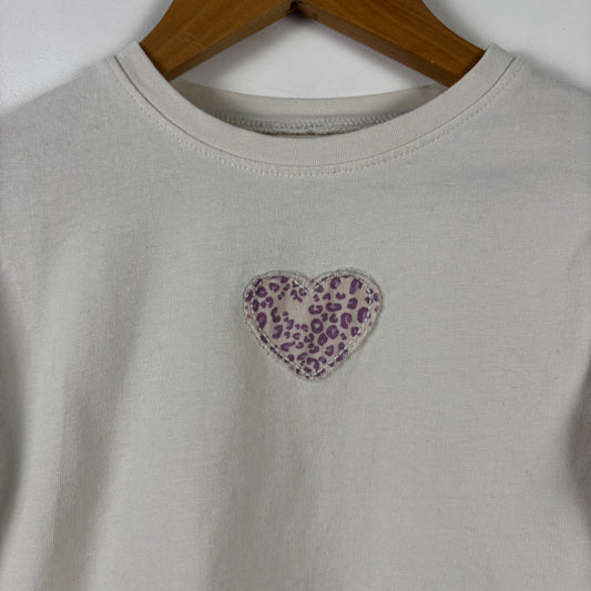 Heart Applique Long Sleeve Shirt (3Y)