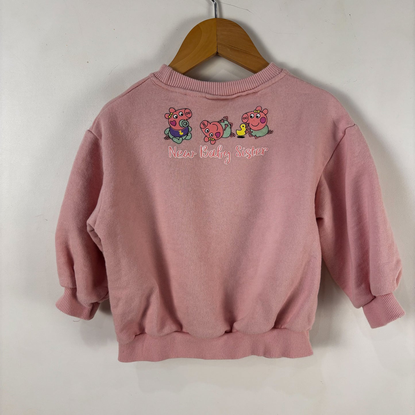 Baby Sister Pig Character Sweatshirt (2Y)