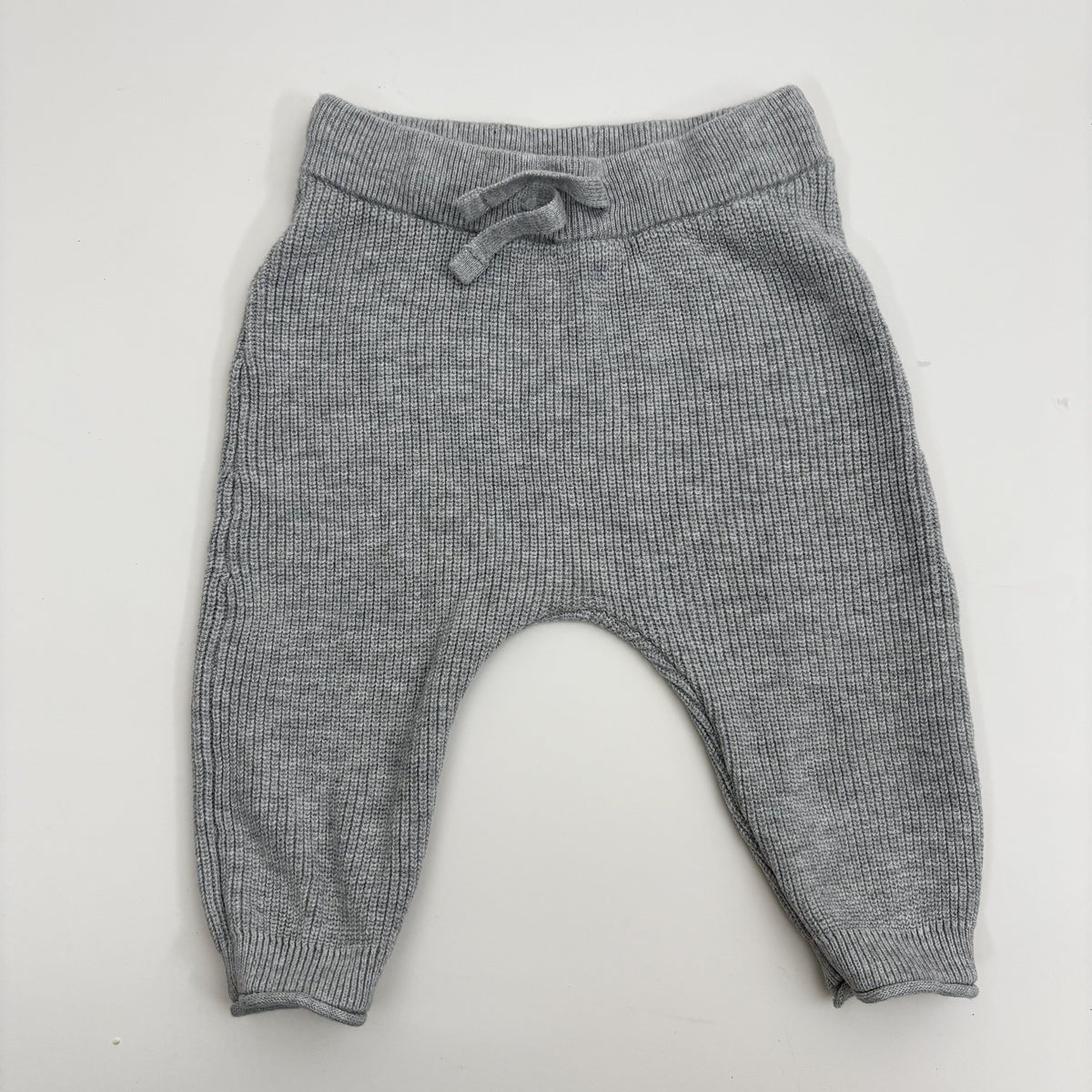 Grey Knit Pants (3-6M)