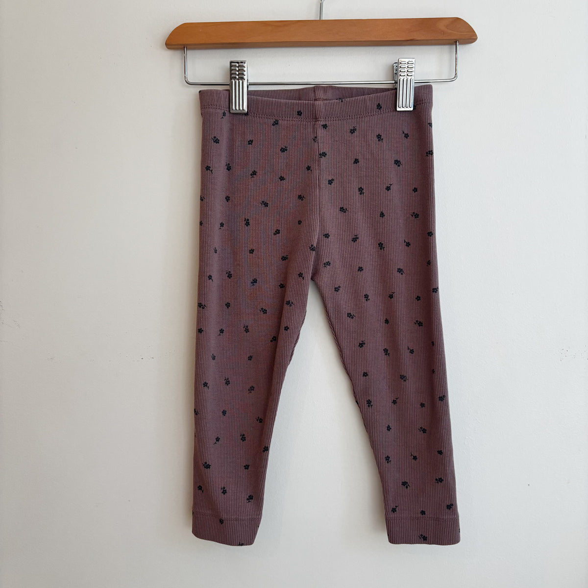 Purple Floral Leggings (18-24M)