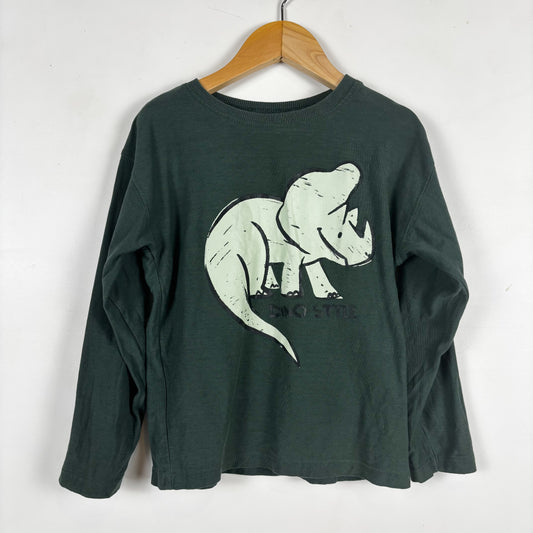Green Dino Long Sleeve Shirt (5Y)