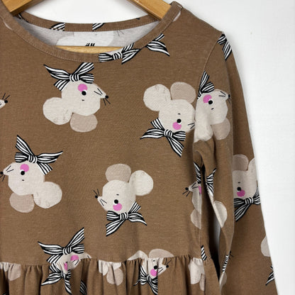 Mouse Print Dress (4-6Y)