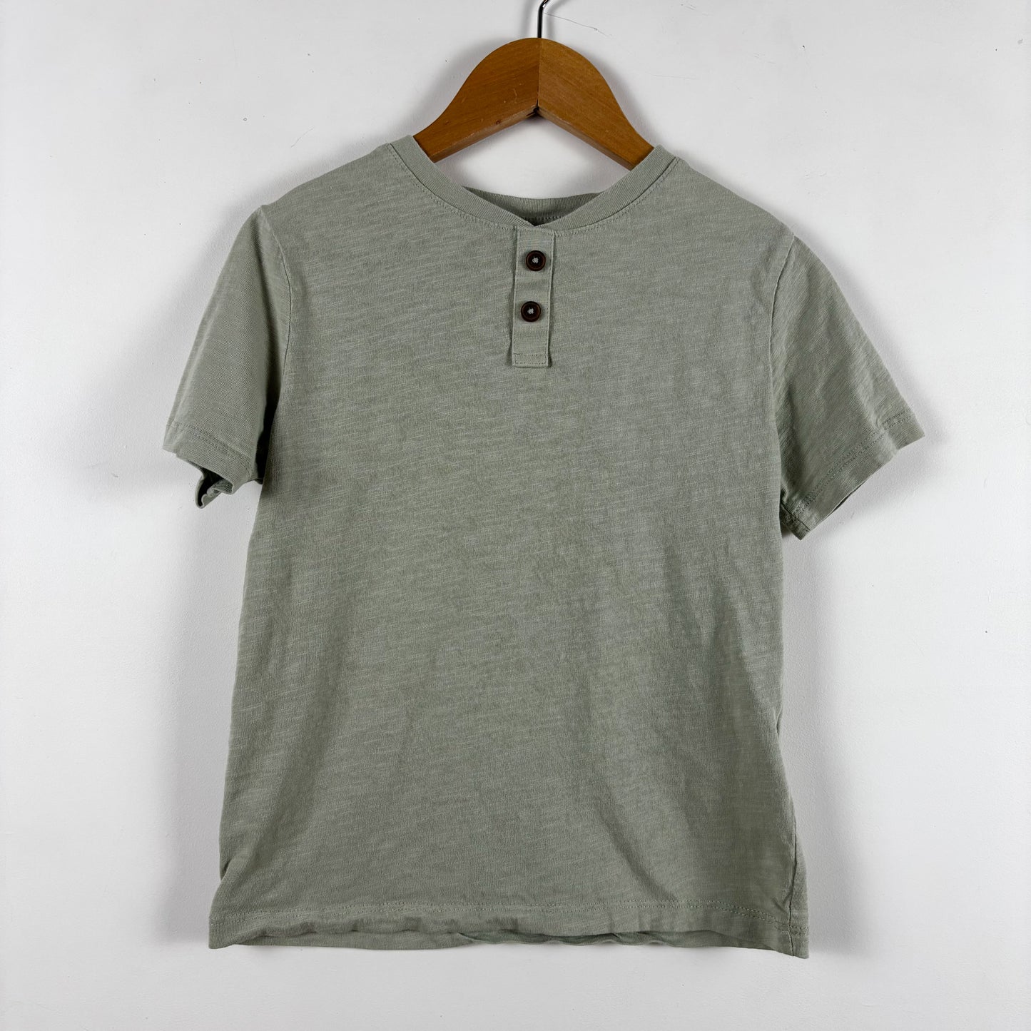 Green Button Tee (6-8Y)