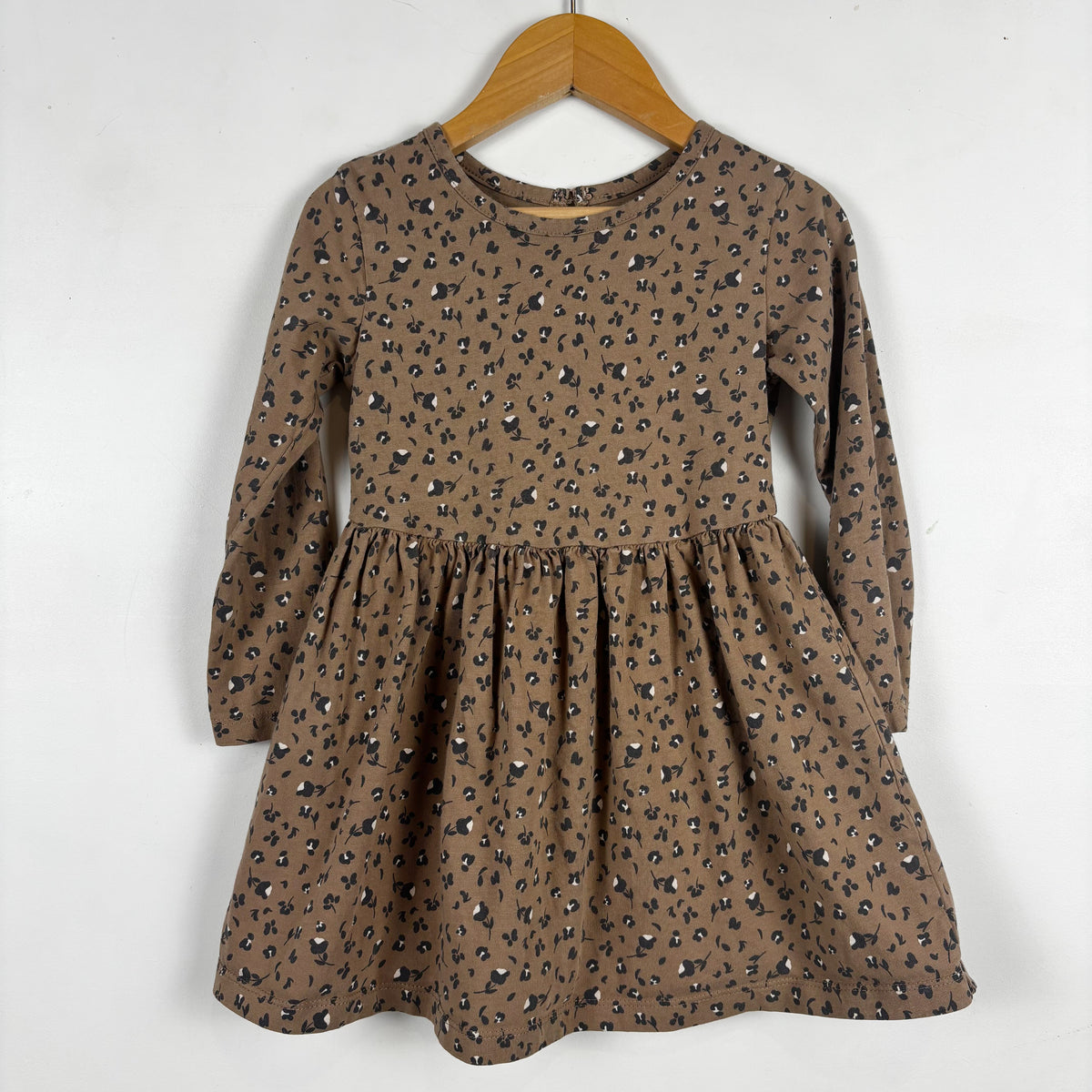 Neutral Floral Dress (3T)