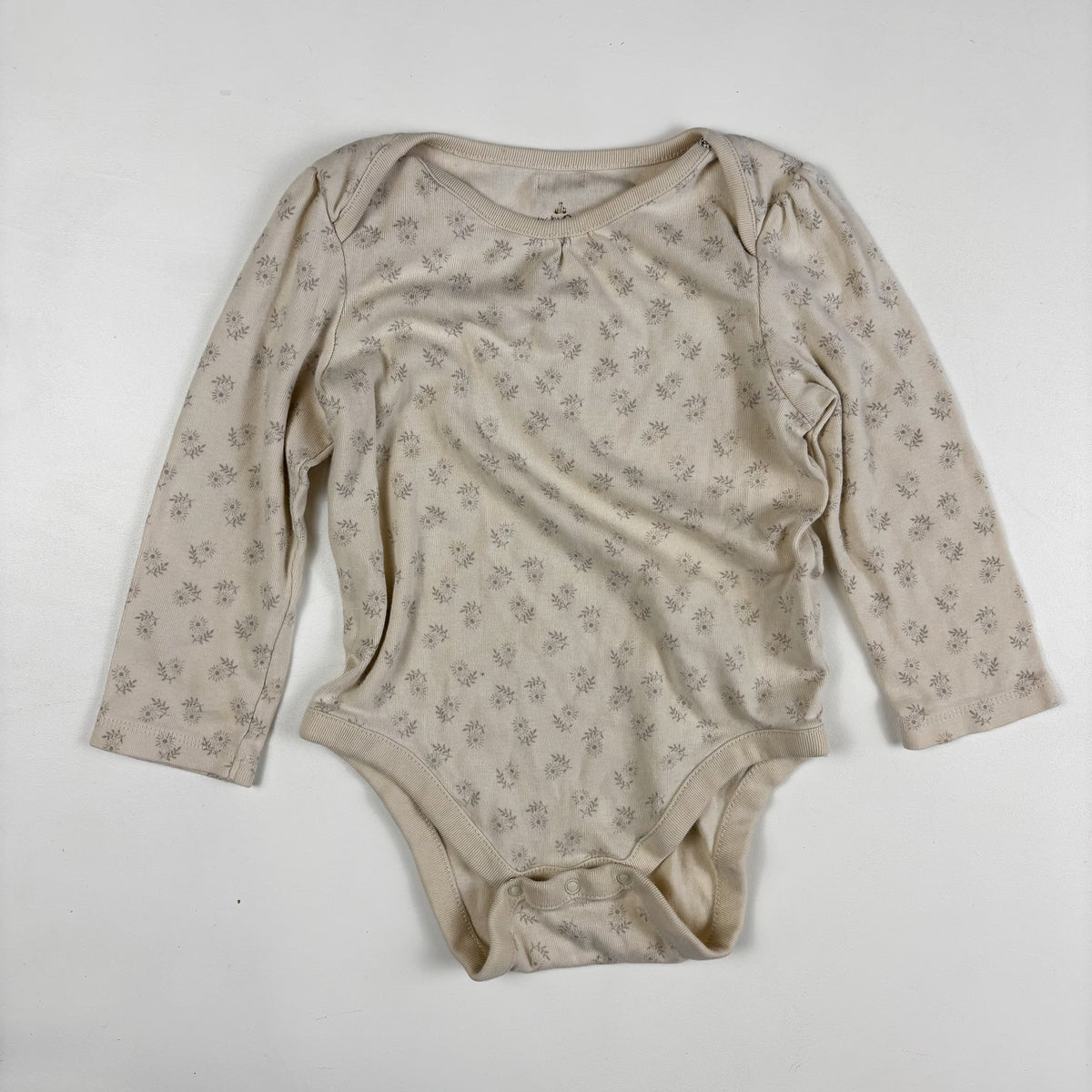 Cream Floral Bodysuit (18-24M)