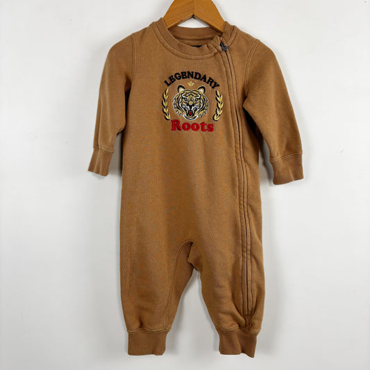 Embroidered Tiger Romper (6-12M)