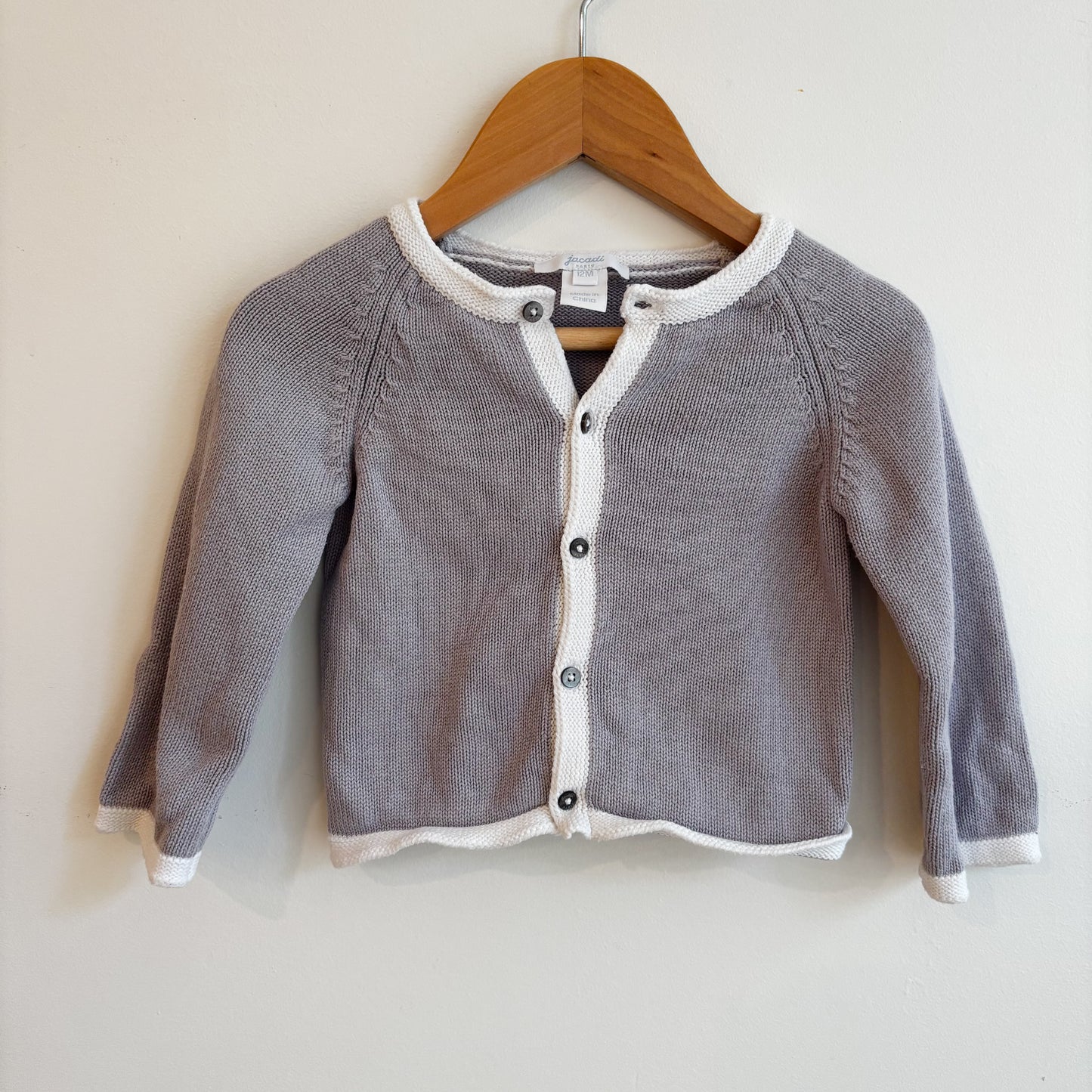 Fine Knit Lavender Cardigan (12M)