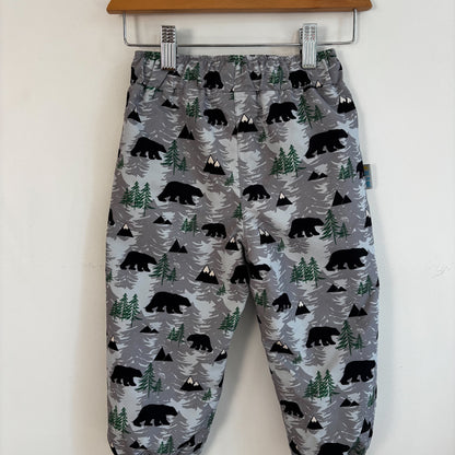 Fleece Lined Rain Pants (2T)
