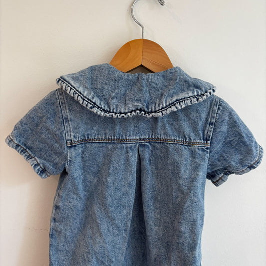 Denim Collared Dress (3-4Y)