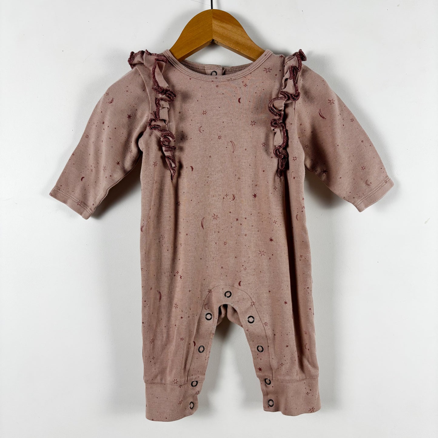 Pink Celestial Print Romper (3-6M)