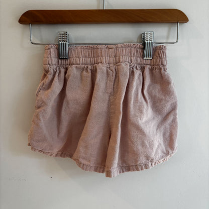 Pale Pink Linen/Cotton Blend Shorts (2-3Y)