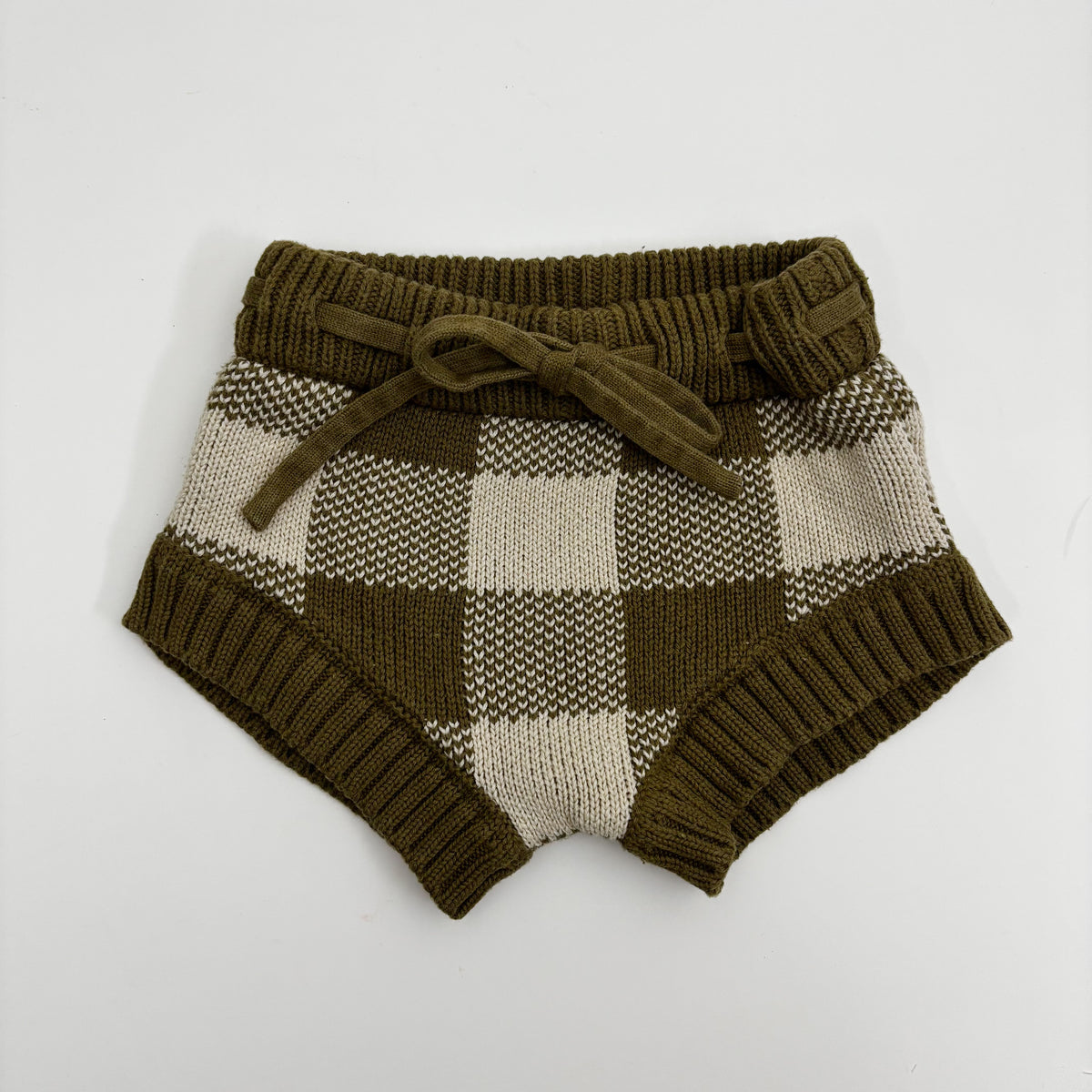 Plaid Knit Bloomers (3-6M)