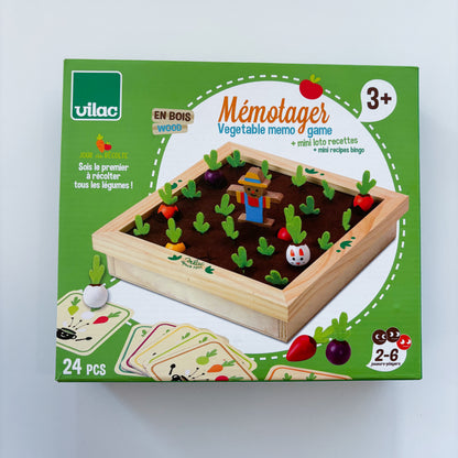 Vegetable Garden Memory Game (3Y+)