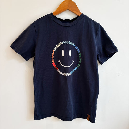 Navy Smiley Face Tee (6Y)