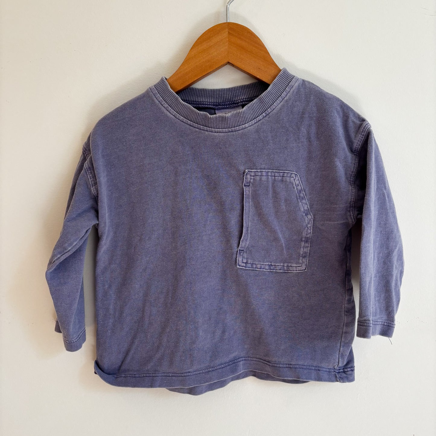 Lone Sleeve Purple-Blue Shirt (12-18M)