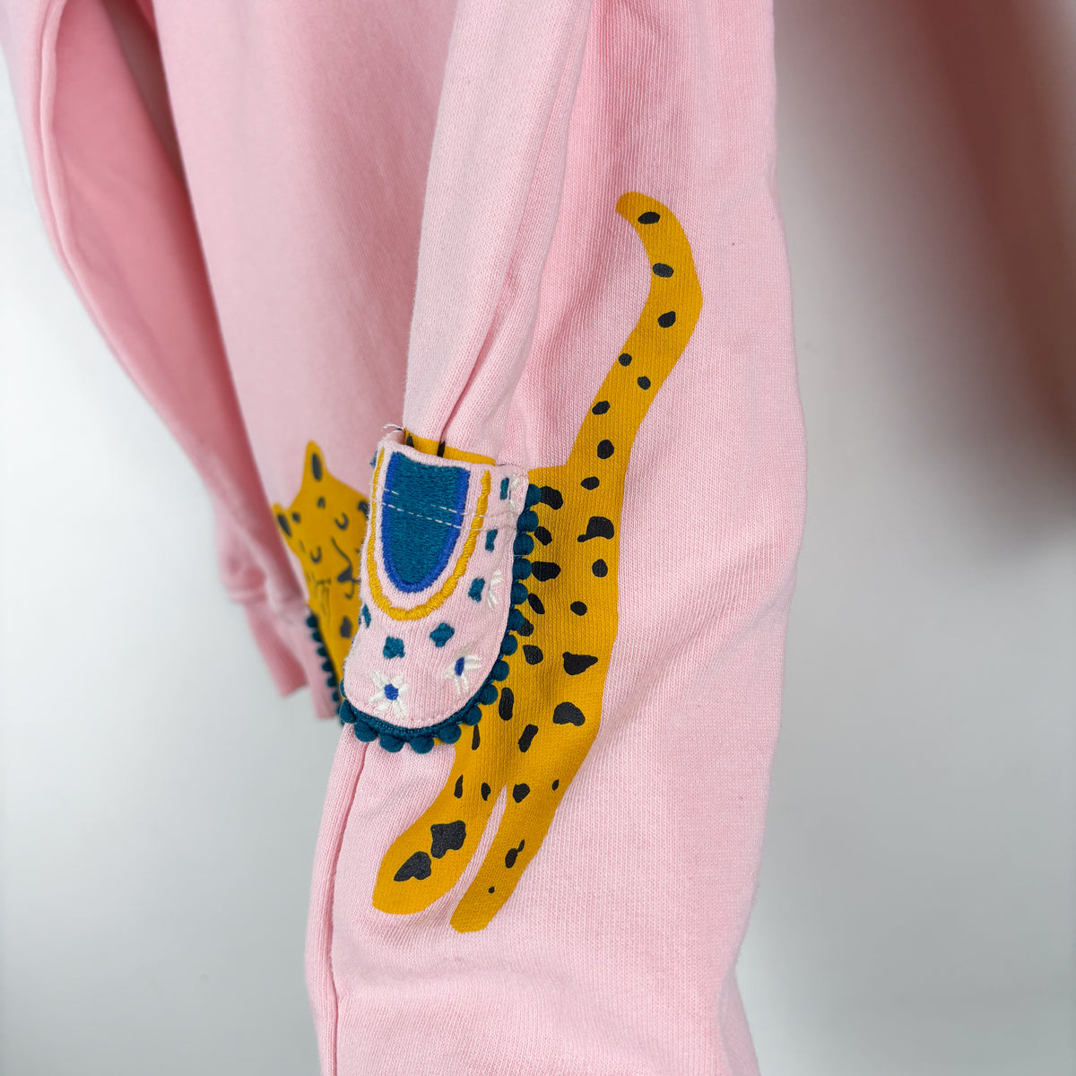 Tiger Pocket Sweatshirt Dress (6-7Y)