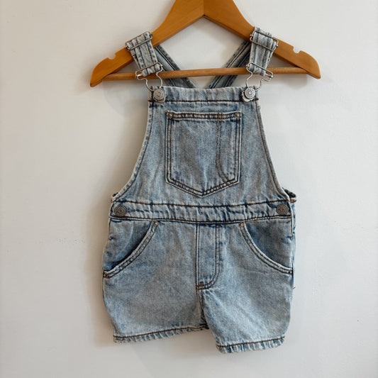 Denim Shortalls (6-9M)