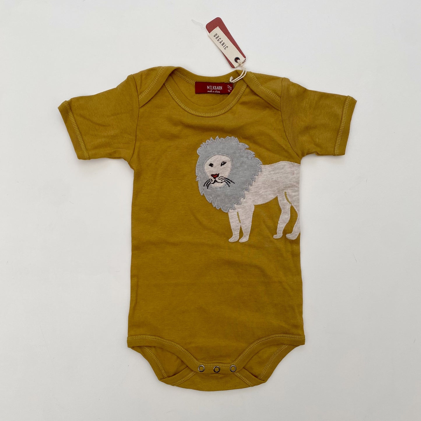 Lion Applique Bodysuit (6-12M)