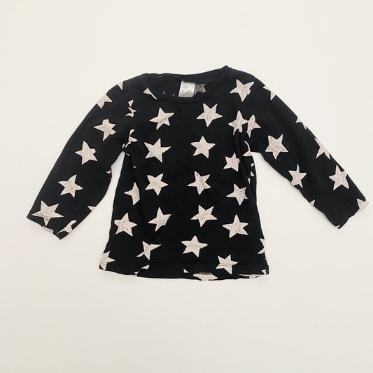 Black Star Long Sleeve Shirt