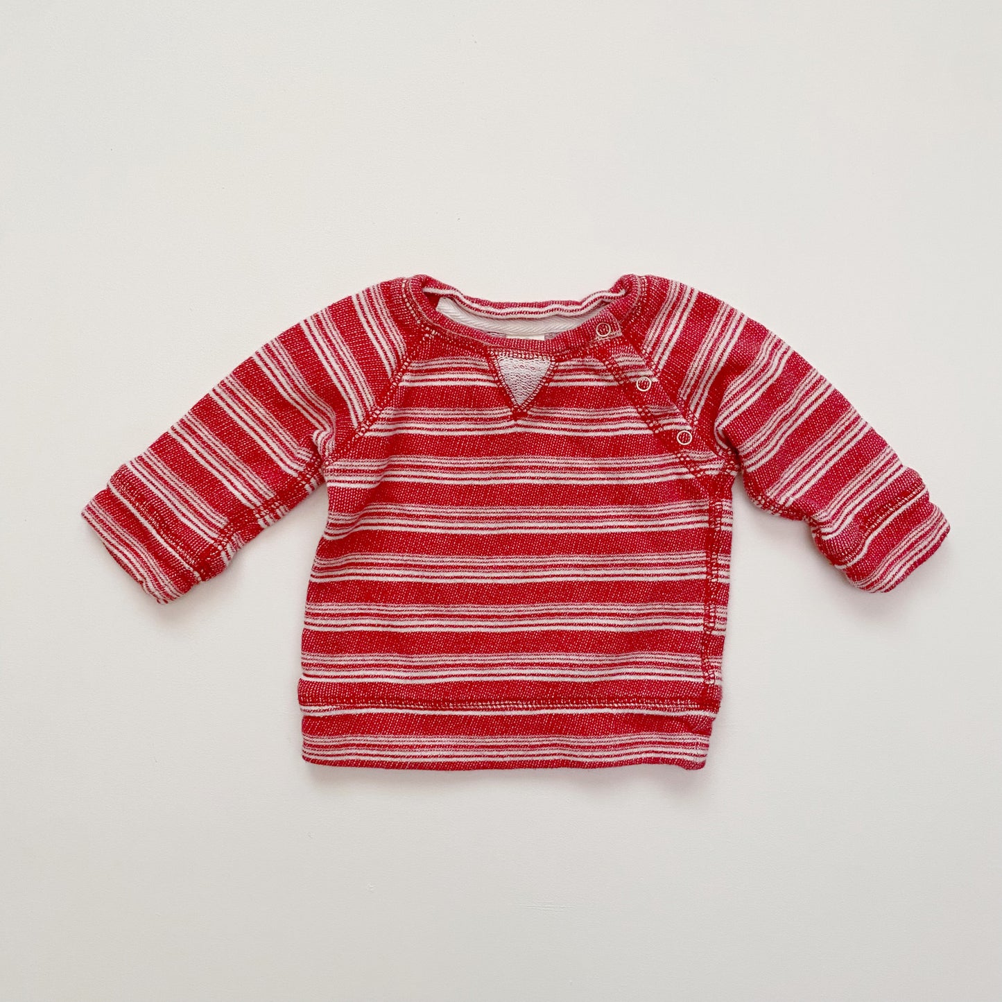 Red Striped Sweatshirt