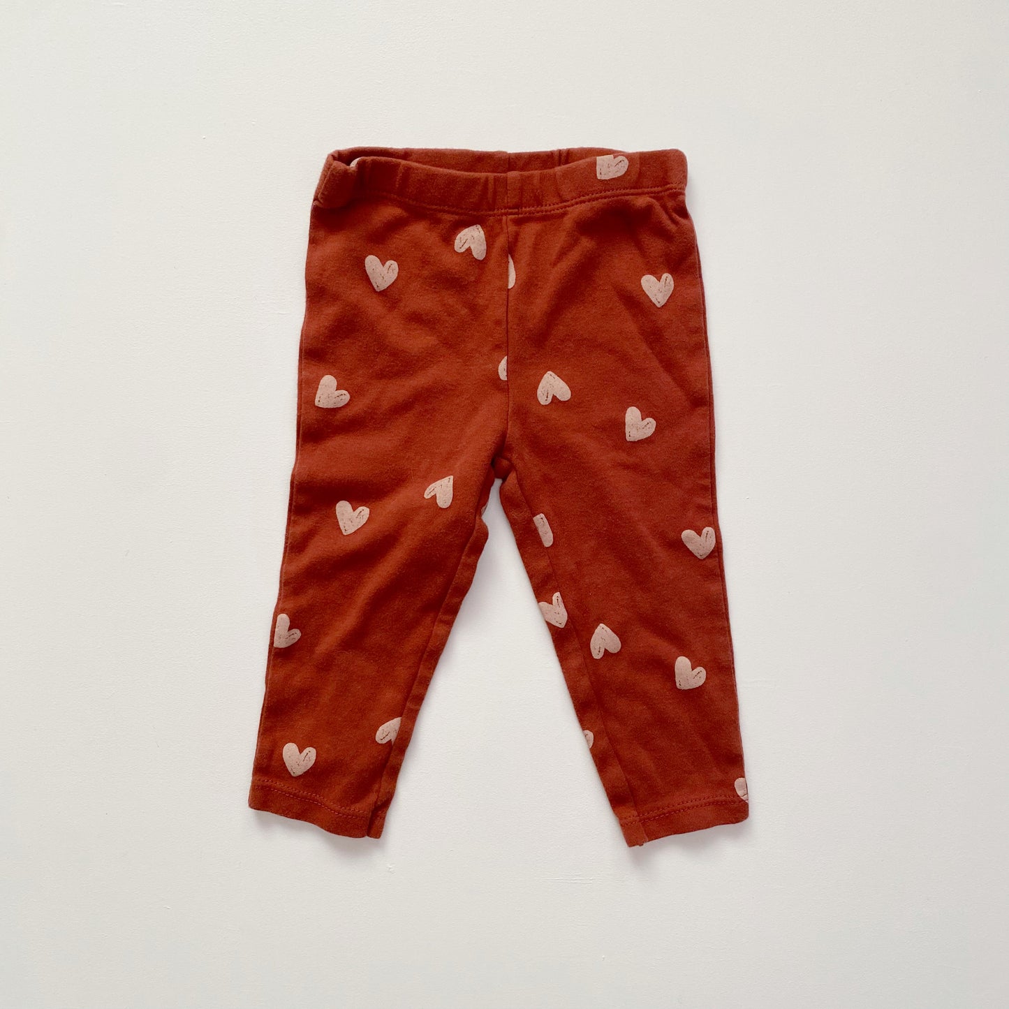 Brown Heart Leggings (9-12M)