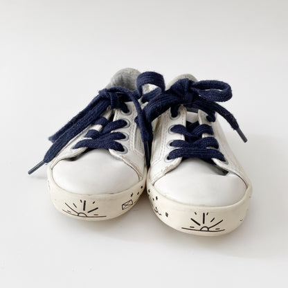 White Leather Runners