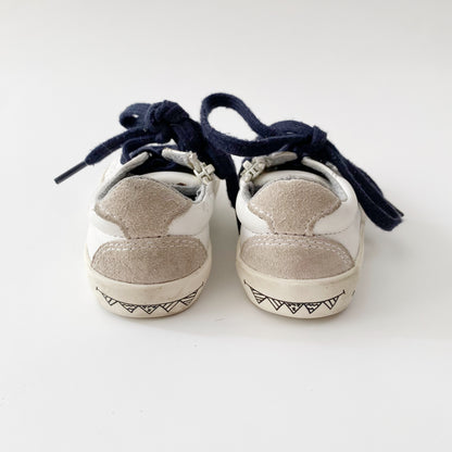 White Leather Runners